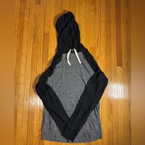 Urban Pipeline Men’s Lightweight Hoodie | Small | Black & Gray